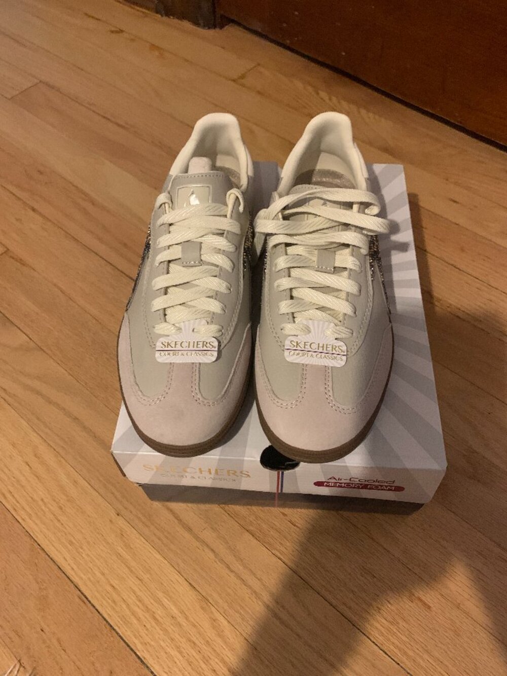 Skechers Hotshot Shimmer Spots Sneaker, Size 7, NWT